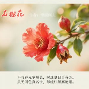 缘圆阁主 | 七绝•石榴花